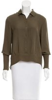 Thumbnail for your product : Theyskens' Theory Silk High-Low Blouse