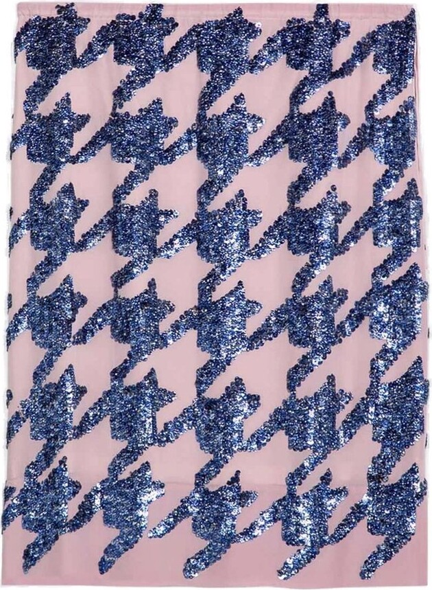 Dries Van Noten Sequin Embellished Midi Skirt