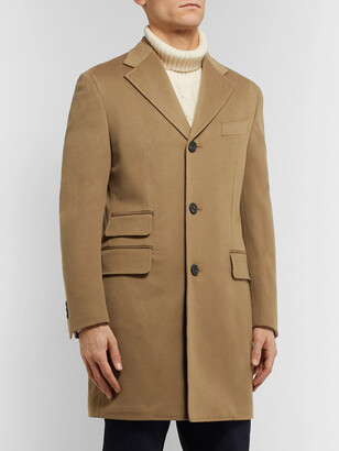 Thom Sweeney Slim-Fit Wool And Cashmere-Blend Overcoat