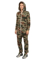 Thumbnail for your product : One Piece Techno Cotton Camouflage Jumpsuit