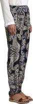 Thumbnail for your product : Lanvin Paisley Satin Pull-On Pants