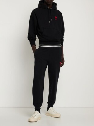 AMI Paris Boxy fit logo sweatshirt hoodie - ShopStyle