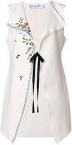 Christian Dior Vintage embroidered sleeveless jacket