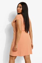 Thumbnail for your product : boohoo Plus Tie Front Sundress