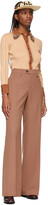 Thumbnail for your product : Chloé Brown Flared Trousers
