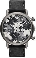 Thumbnail for your product : Emporio Armani Stainless Steel Camo Dial Watch