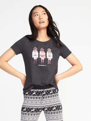 Old Navy EveryWear "Crushed It" Tee for Women
