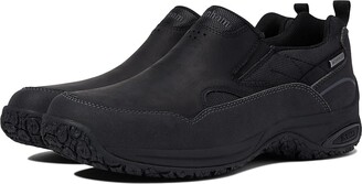 Dunham Cloud Plus Waterproof Slip-On (Black Leather) Men's Shoes