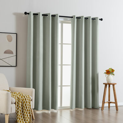 Sleep Zone Pleated Printed Sheer Curtains(Set of 2)