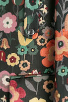 Thumbnail for your product : RED Valentino Capotto Floral Print Coat