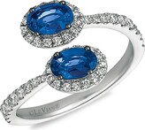 Thumbnail for your product : LeVian 14K Vanilla Gold®, Blueberry Sapphires™ & Vanilla Diamonds® Wrap Ring