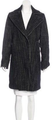CNC Costume National Wool Notch-Lapel Coat