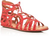 Thumbnail for your product : Gentle Souls Break My Heart Snake-Embossed Lace Up Sandals