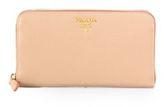 Thumbnail for your product : Prada Saffiano Metal Oro Continental Wallet