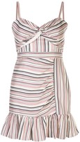 Thumbnail for your product : Parker Risa striped twist front dress