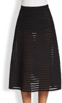 Thumbnail for your product : Cynthia Rowley Paneled Midi Skirt