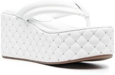Thumbnail for your product : Le Silla Quilted Platform Sandals