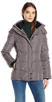 Thumbnail for your product : Calvin Klein Women's Down Puffer Short Coat with Hood
