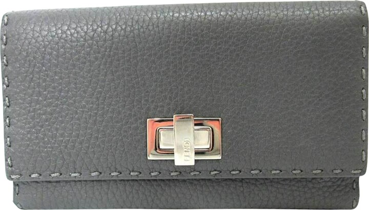 Pre-owned Fendi Continental Wallet on Chain