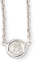 Thumbnail for your product : Roberto Coin 18k White Gold Single Diamond Necklace