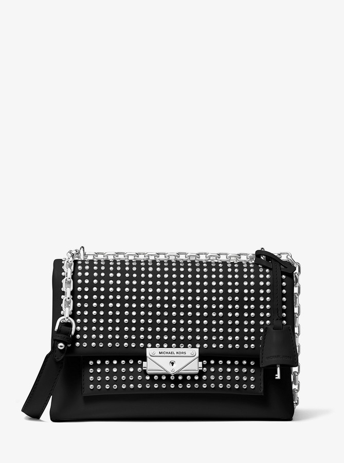 MICHAEL Michael Kors Cece Medium Studded Leather Convertible Shoulder