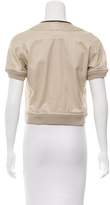 Thumbnail for your product : See by Chloe Cropped Short Sleeve Jacket