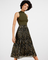 Thumbnail for your product : Ted Baker LEMMIE Urban Printed Pleated Mockable Dress