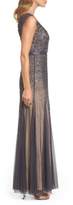 Thumbnail for your product : Adrianna Papell Beaded Chiffon Gown
