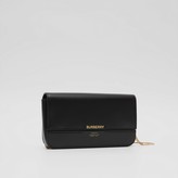 Thumbnail for your product : Burberry Leather Wallet with Detachable Chain Strap