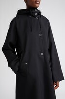 Thumbnail for your product : Jil Sander Wool Gabardine Hooded Sport Coat