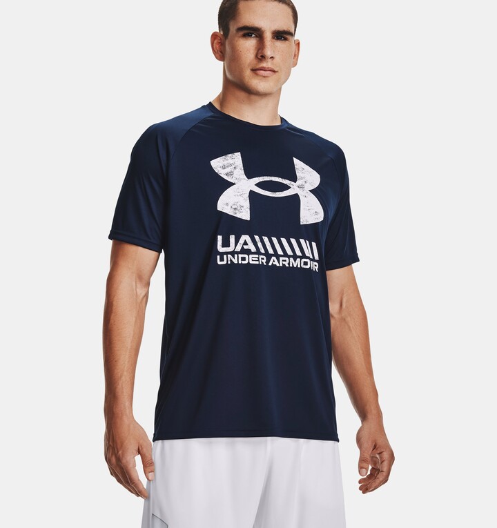 Men's UA Velocity Graphic Logo Short Sleeve - ShopStyle T-shirts