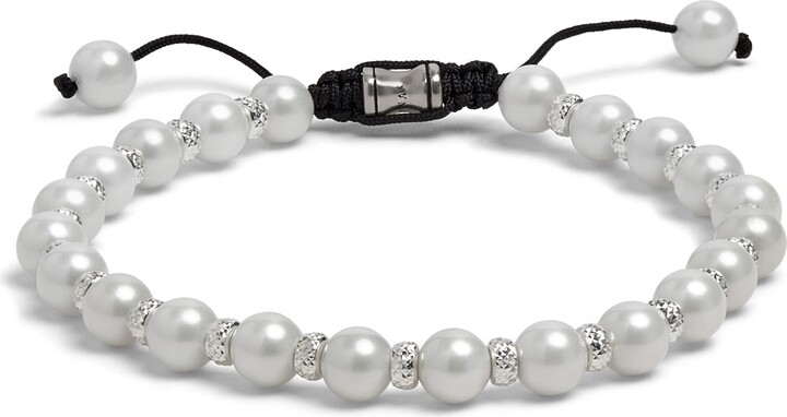 Men's Mason Freshwater Pearl Slider Bracelet