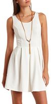 Thumbnail for your product : Charlotte Russe Triple Bow-Back Skater Dress