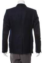 Thumbnail for your product : Tom Ford Leather-Accented Cashmere Blazer