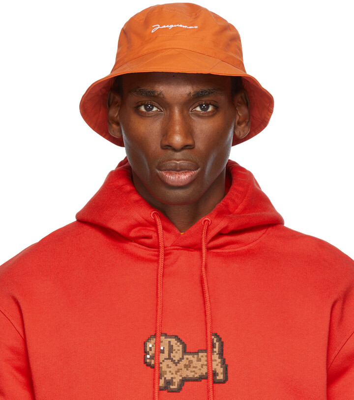Jacquemus Orange La Montagne 'Le Bob Picchu' Bucket Hat - ShopStyle