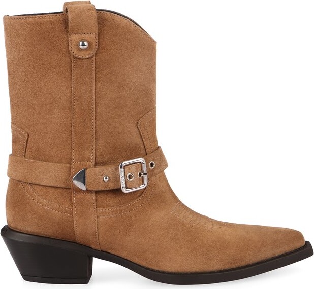 Pinko Texan-Style Ankle Boots