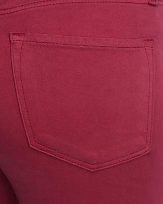 J Brand Alana Sateen Skinny Jeans in Deep Plum - 100% Exclusive
