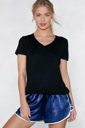 Nasty Gal Luck of the Drawstring Tee