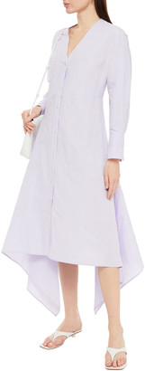 Joseph Asymmetric Linen And Cotton-blend Dress