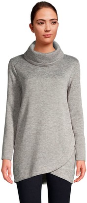 cozy fleece tunic sweatshirt