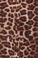 Thumbnail for your product : Ming Wang Leopard Print Tie Neck Shirt