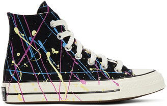 Converse Black Archive Paint Splatter Chuck 70 High Sneakers - ShopStyle  Trainers & Athletic Shoes