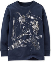 Thumbnail for your product : Carter's Little Boys' Graphic Long Sleeve Tee