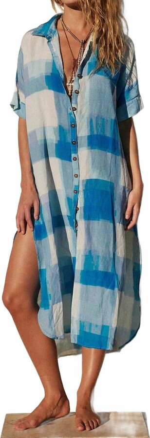 Jens Pirate Booty Women's Ocean Front Dress In French Blue