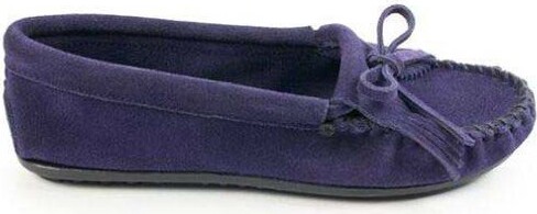 Minnetonka Women's Kilty Hardsole Casual Slippers Regular 5 Navy