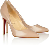 Thumbnail for your product : Christian Louboutin The Pigalle 100 polished-leather pumps