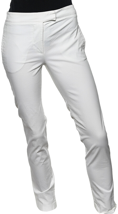 Fendi White Women's Pants | Shop the world's largest collection of 