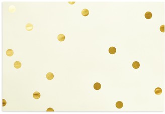 Kate Spade New York Gold Dot Paper Placemats, Set of 24