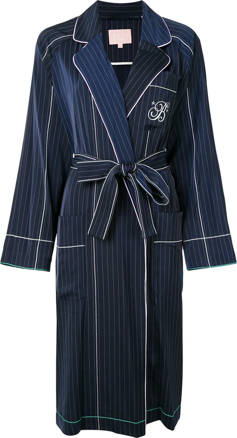 A Bathing Ape Striped Wrap-Style Jacket