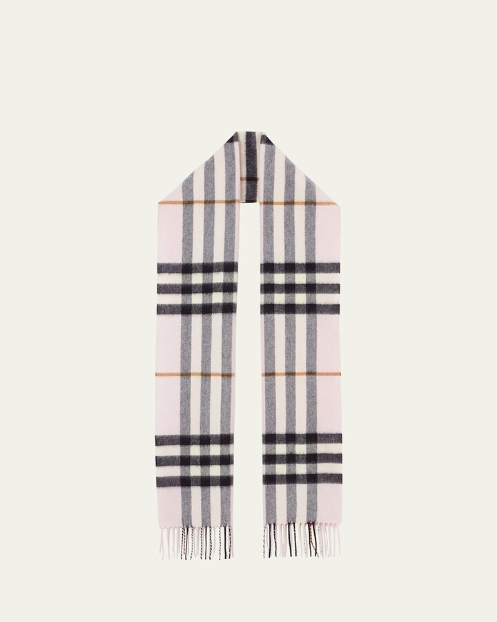 Giant Check Cashmere Scarf